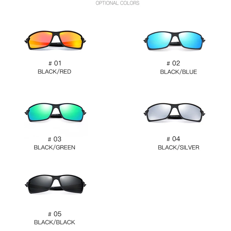 KEITHION Men Polarized Sunglasses Driving Glasses Women Classic Outdoor Driving Mirrored Eyewear UV400