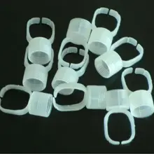 100 шт./лот постоянный Макияж чернила татуировки кольцо косметический Красота Ink держатели для постоянного Макияж