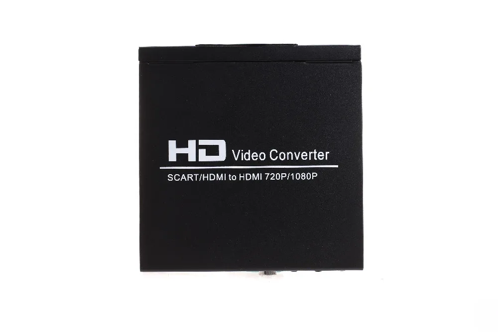 SCART+ HDMI в HDMI конвертер 1080p HD видео конвертер для HDTV XBOX360 PS3 DVD WII STB HDMI сплиттер