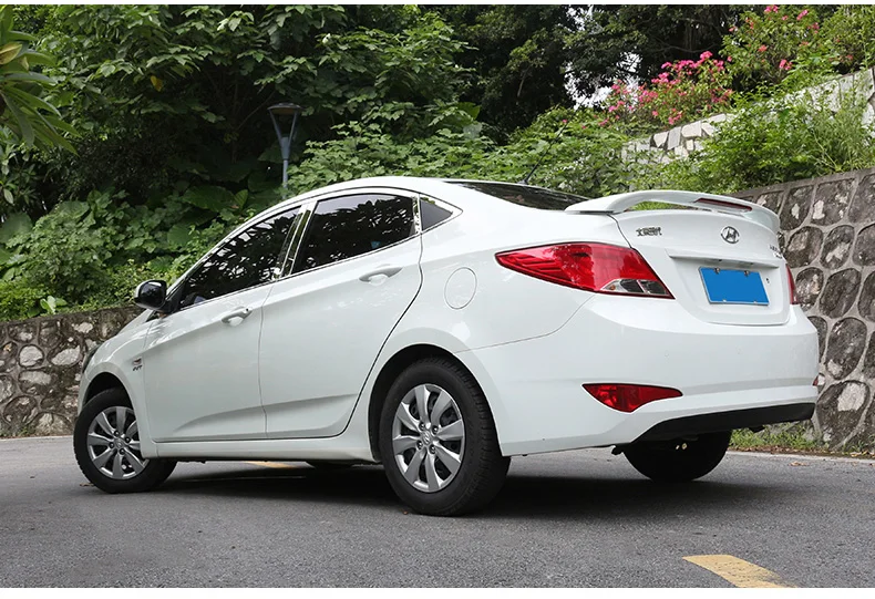

fit for Hyundai Verna ABS high quality Spoiler spoiler Wing rear wing different colors