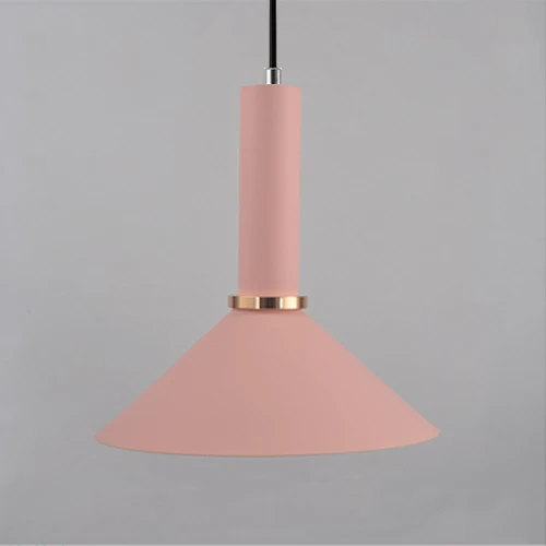 Подвесные светильники в скандинавском стиле, лампа E27 G80, подвесной светильник, современная лампа для гостиной, ресторана, спальни, кафе, подвесной светильник, синий/розовый/черный - Цвет корпуса: Розовый