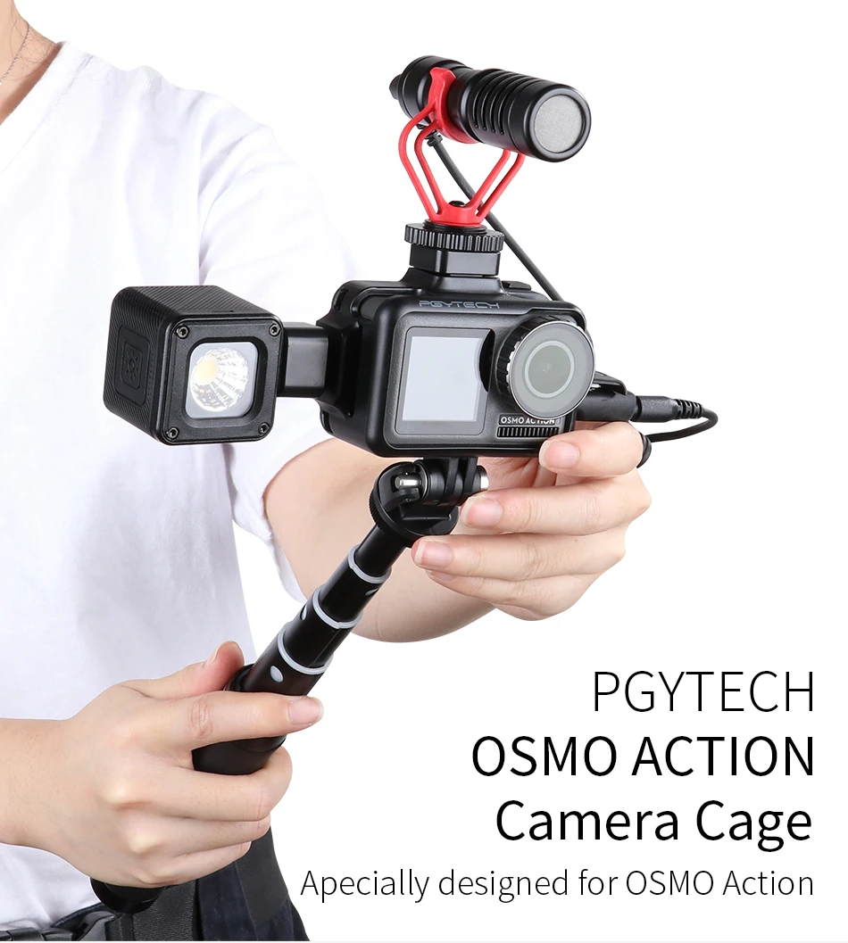 PGYTECH DJI OSMO Pocket/Аксессуары для экшн-экшен штатив/удлинитель/Osmo Pocket 3,5 мм адаптер/микрофон