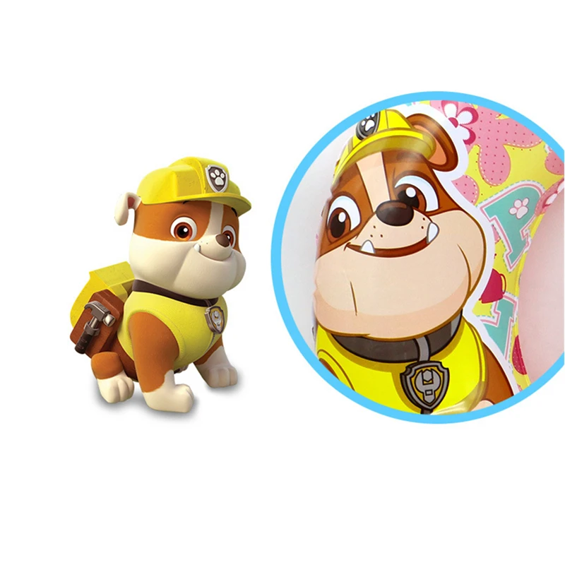 Paw Patrol Swimming Ring Lifebuoy Swim Game Water children Game Summer Must Safety Everest Yellow and Blue Action Figure Gift