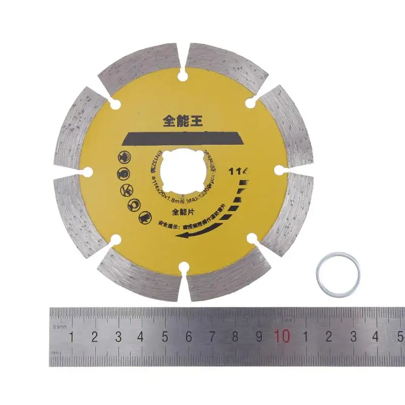 114 мм Алмазный отрезной диск циркулярная пила Лезвие точилка керамическая плитка режущий диск алмазный шлифовальный камень кирпич бетон