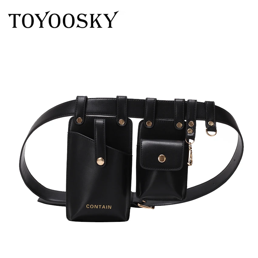 Забавная сумка TOYOOSKY 2019 Женская поясная из искусственной кожи модная женская