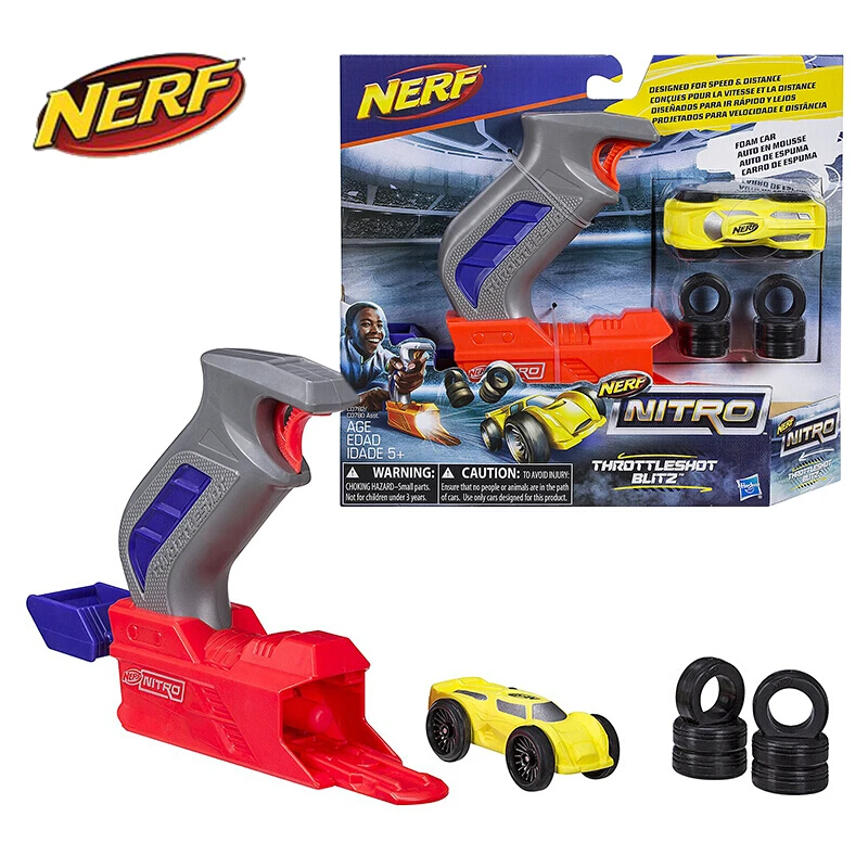 NERF NITRO 1 шт. детский игрушечный автомобиль Diecasts & Toy Vehicles игрушечные пистолеты Для мальчиков Pistola De Juguete Arma De Brinquedo