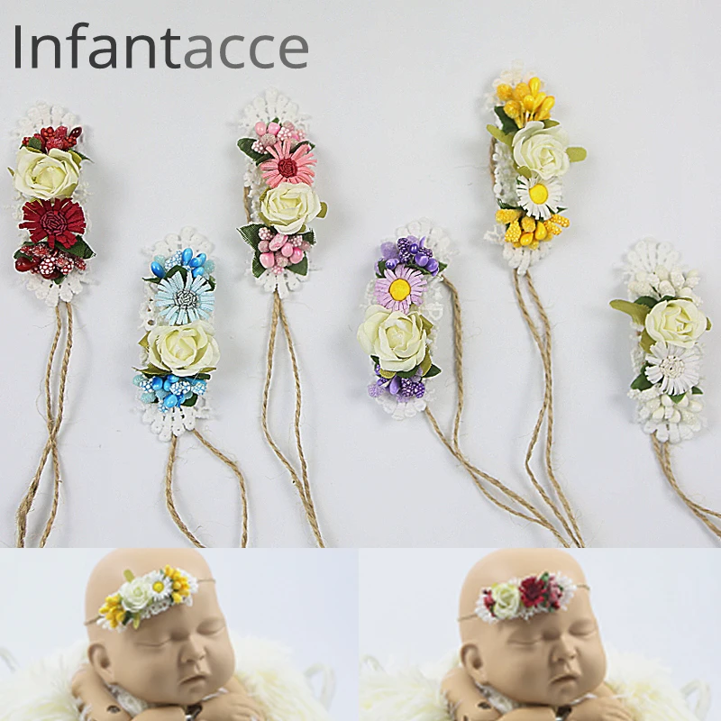 Buy Artificial flowers headbands, newborn photography