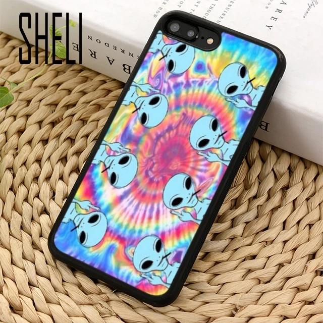 Шели Alien Martian Psychedelic НЛО чехол для телефона iPhone 5 6 6s 7 8 plus 11 pro X XR XS max Samsung S7 edge S8 S9 S10 |