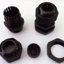 10 шт. PG19 PG21 PG25 PG29 PG36 PG42 PG48 Черный Водонепроницаемый Кабельный сальник провод разъем для кабеля в диапазоне от 12-44 мм