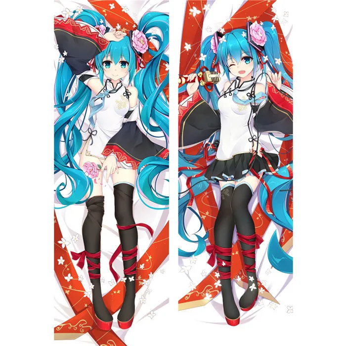 VOCALOID-peon-miku аниме Подушка «Dakimakura» чехол обнимающий тело - Цвет: 18150