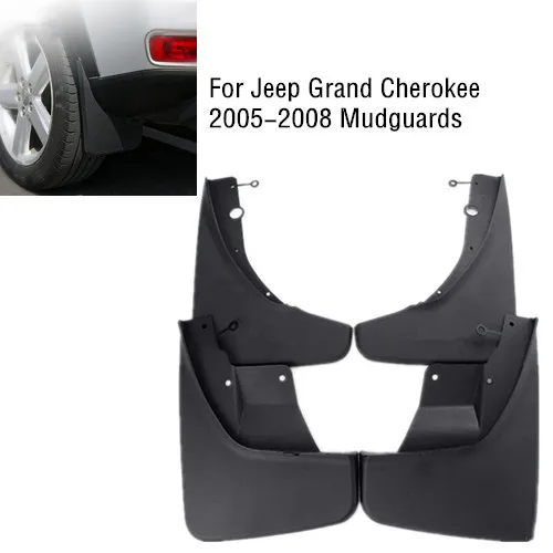 1SET 4PCS Car Mudguard Accessories Mud Flaps Splash Guards Cover Fender
