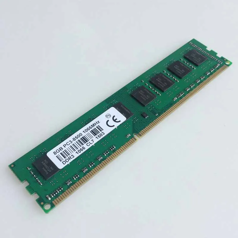 

New 8GB DDR3 PC3-8500 1066MHZ Desktop memory For AMD Intel Desktop Ram Memory 8G 1066MHZ