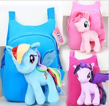 Belle Mignon Bébé Kid Cartable de Bande Dessinée Mon Petit Poney Sacs À Dos Enfants Zipper Sac Lightweght Sac Durable Sac
