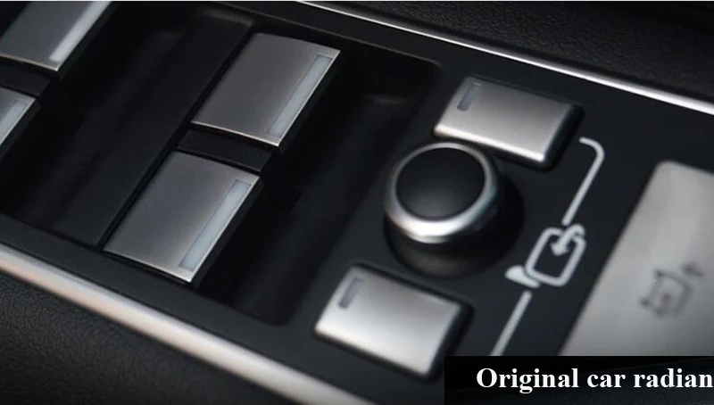 10 шт., автомобильный подлокотник для двери, кнопка Подъема Окна, накладка, стильный стикер для Land Rover Discovery Sport- Range Rover Evoque