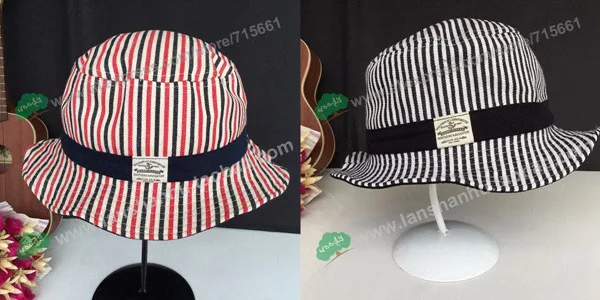 Мода полосой Панама пляжные рыбалка шапки бахрома шляпа Повседневное мужчины купол лето для Для женщин рыбака солнце шапки
