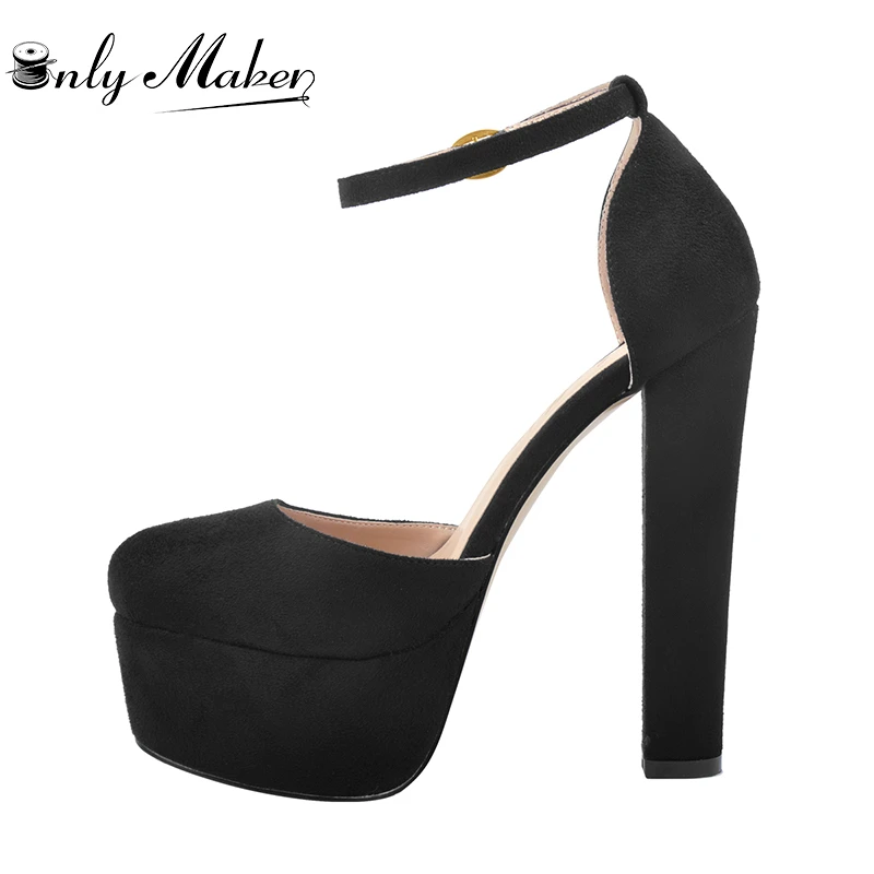 Platform High Heel Sandals Women Ankle Strap Thick Heel Snadal Summer Dress Shoes Platform High Heel Sandals Women Ankle Strap Thick Heel Snadal Summer Dress Shoes