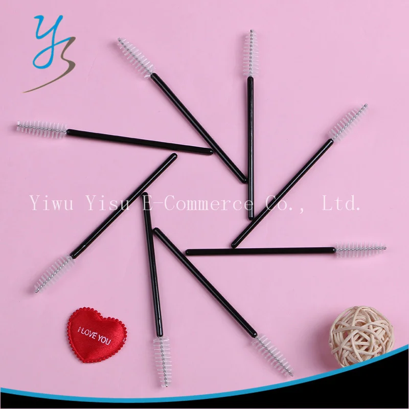 2000pcs/lot Cosmetic Eyelash Brushes Disposable Mascara Applicator Wand Brush Nylon Makeup Tool