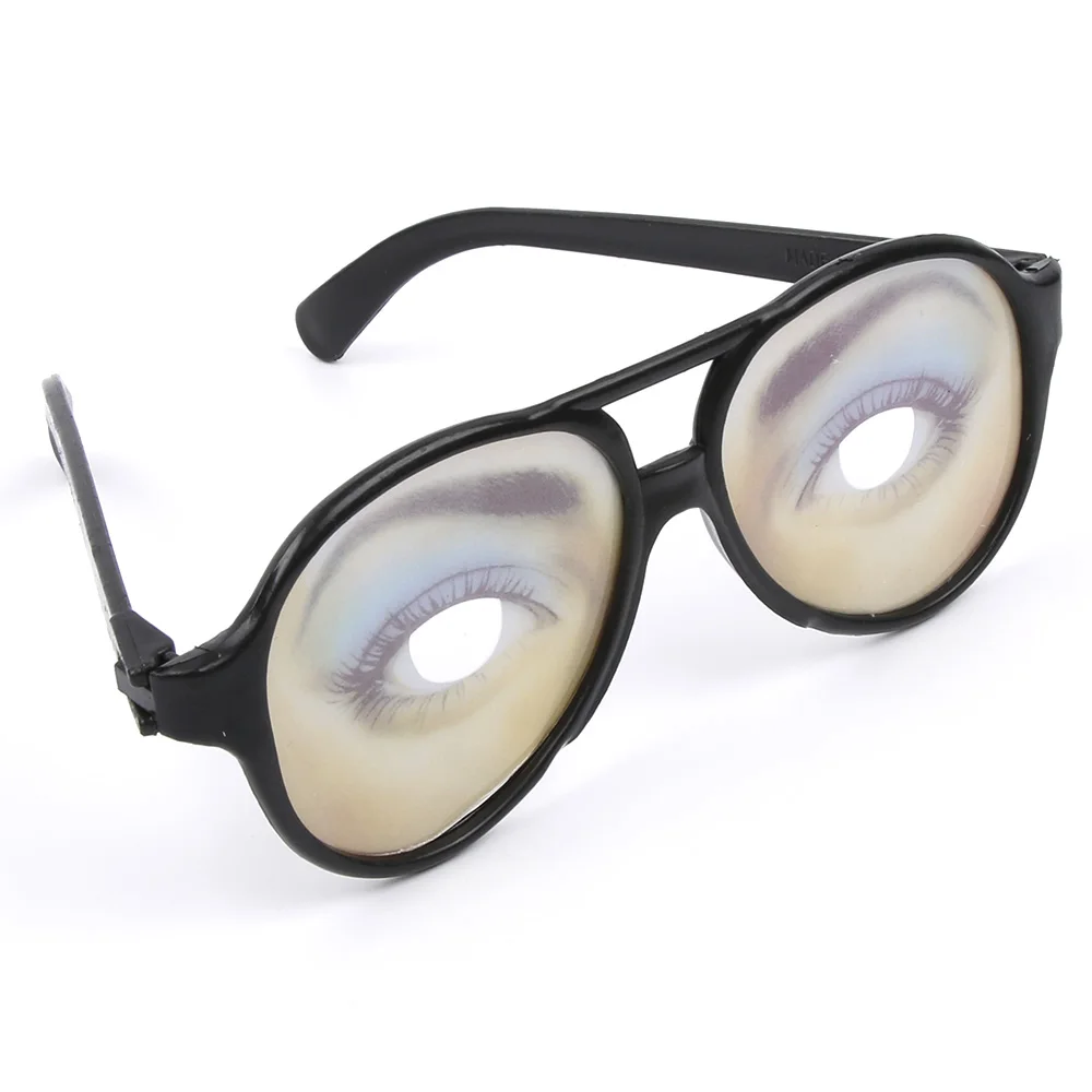 SEKINEW взрослые вечерние Потрясающие смешные глаза маска с очками костюм Маскировка шуточные очки водительские очки