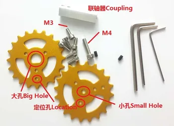 

Metal Driving Wheel For Diy Tracked/Crawler Car Tank Chassis Diy Smart Robot Toy Kit We Are Manufacturer Maker Part