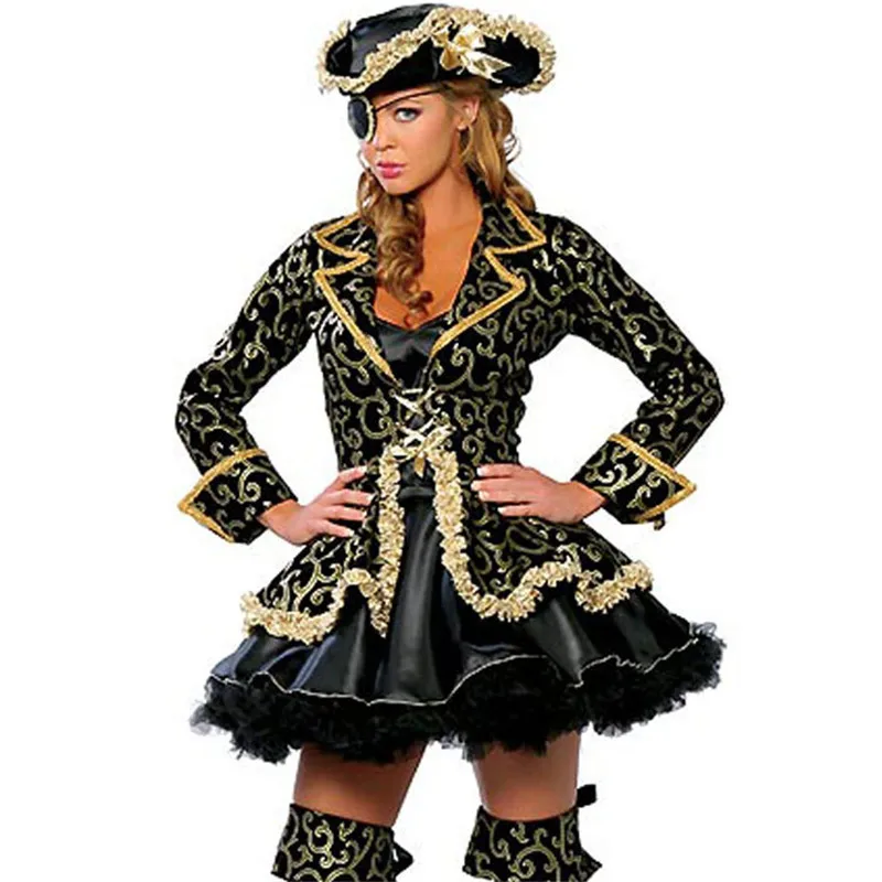 Pirate Girl Costume Adult Halloween Fancy Dress