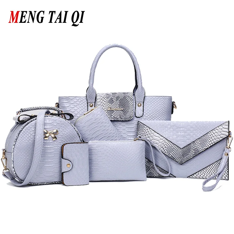 Women Bag 2016 Leather font b Handbag b font Shoulder Bags Ladies Totes Large Capacity Composite