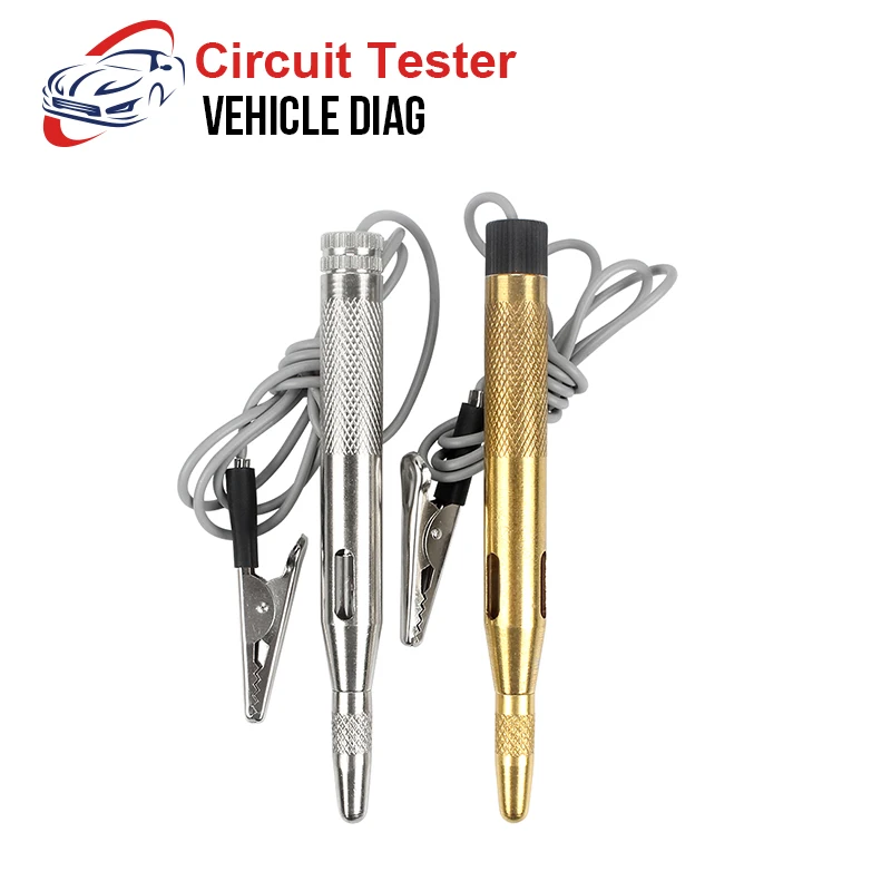 

DC 6V-24V Car Circuit Tester Probe Light System Test Probe Lamp Auto Light Lamp Voltage Test Pen Detector Copper Diagnostic Tool