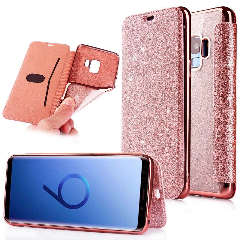 

Bling Flip for Coque Samsung S10Plus Case Note9 Samsung Galaxy S10 S9 S8 Plus S10e Cover for Samsung Note 9 Case S9Plus S7 Edge