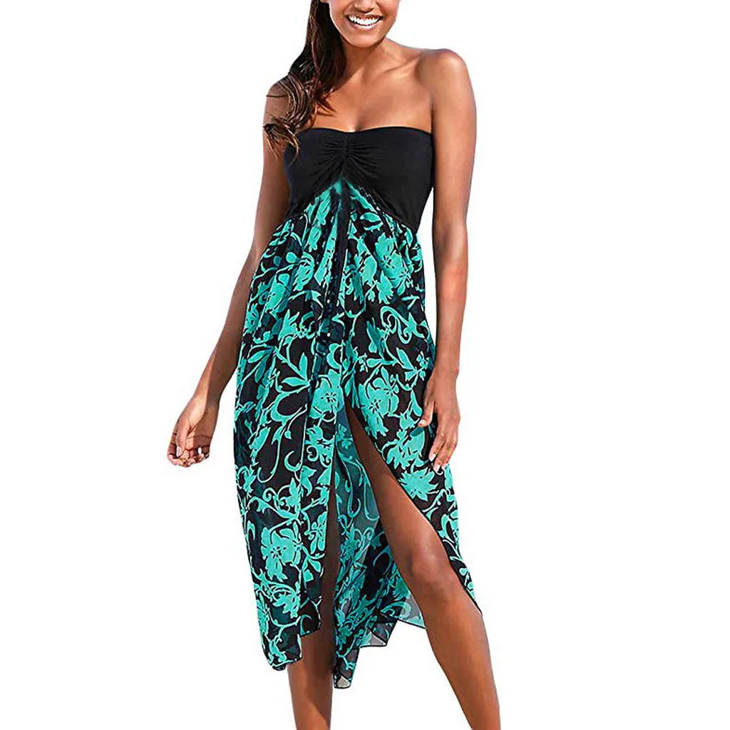 

Women Off Shoulder Bohemia Chiffon Cocktail Party Beach Beach Dresses