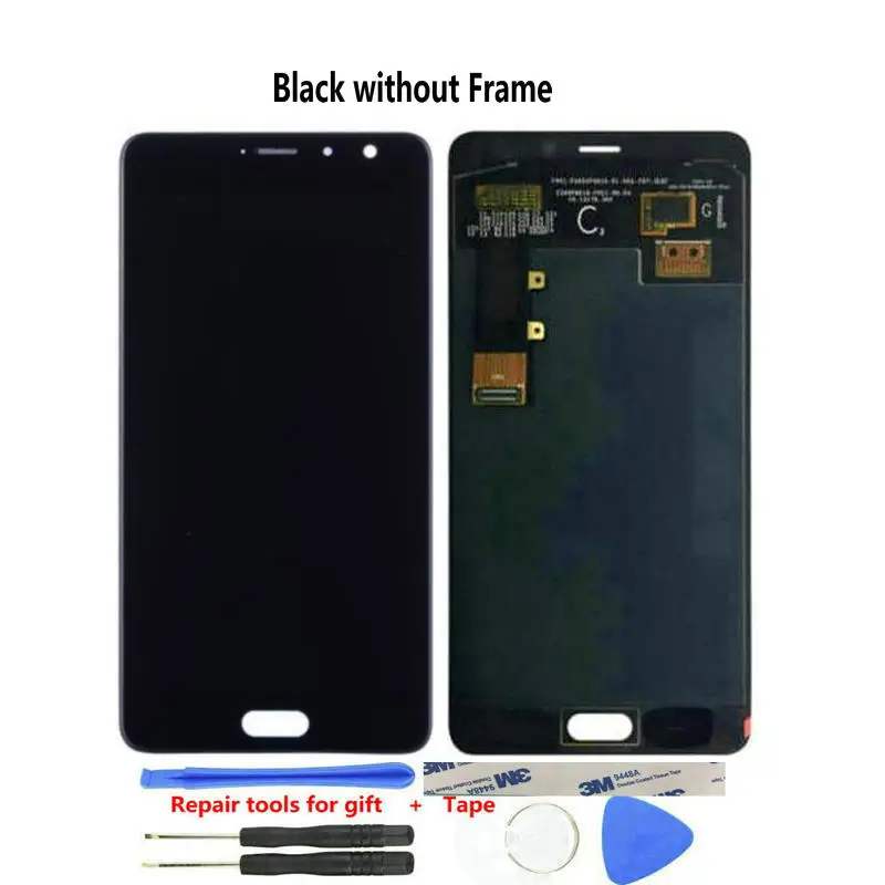 OLED для Xiaomi Redmi Pro, сменный сенсорный экран, дигитайзер, 5,5 дюйма, сенсорная панель для мобильного телефона, lcd, мифологический - Цвет: Черный