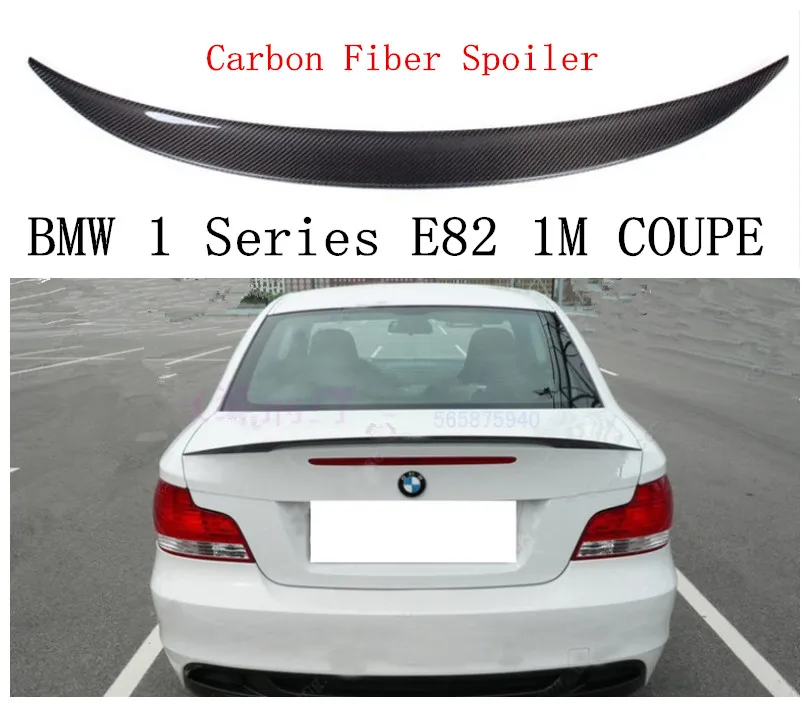 Авто спойлер из углеродного волокна для BMW 1 серии E82 COUPE 120i 130i 135i 2007 2018 Спойлеры