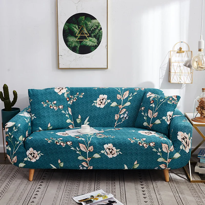 Новое эластичное покрытие для дивана мягкая мебель для гостиной диван Чехол Хлопковый чехол на диван из стрейч-материала мебельный чехол 1 2 3 4 сиденья - Цвет: 12