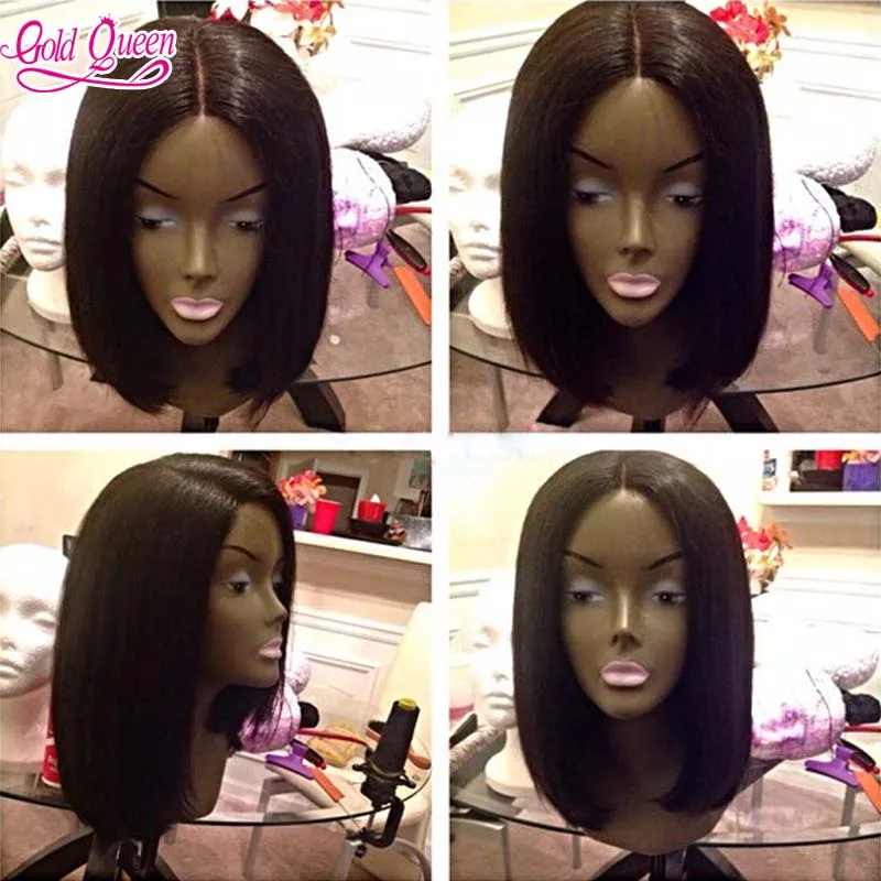 Ali Gold Queen Lace Front Human Hair Wigs Grade 6a Peruvian Virgin Human Hair Straight Cute Girl Bob Full Lace Wig Aliexpress Uk Wig Natural Wig Hotwig Girl Aliexpress