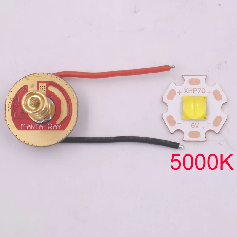 Светодиодный излучатель высокой мощности CREE XHP70.2 6 в 6500 К холодный белый 3000 22 мм 2 8