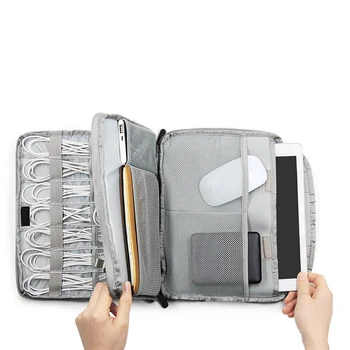 

Multifunction Digital Bag USB Data Cable Earphone Wire Pen Power Bank Organizer Portable Travel Zipper Kit Gear Case Accessories