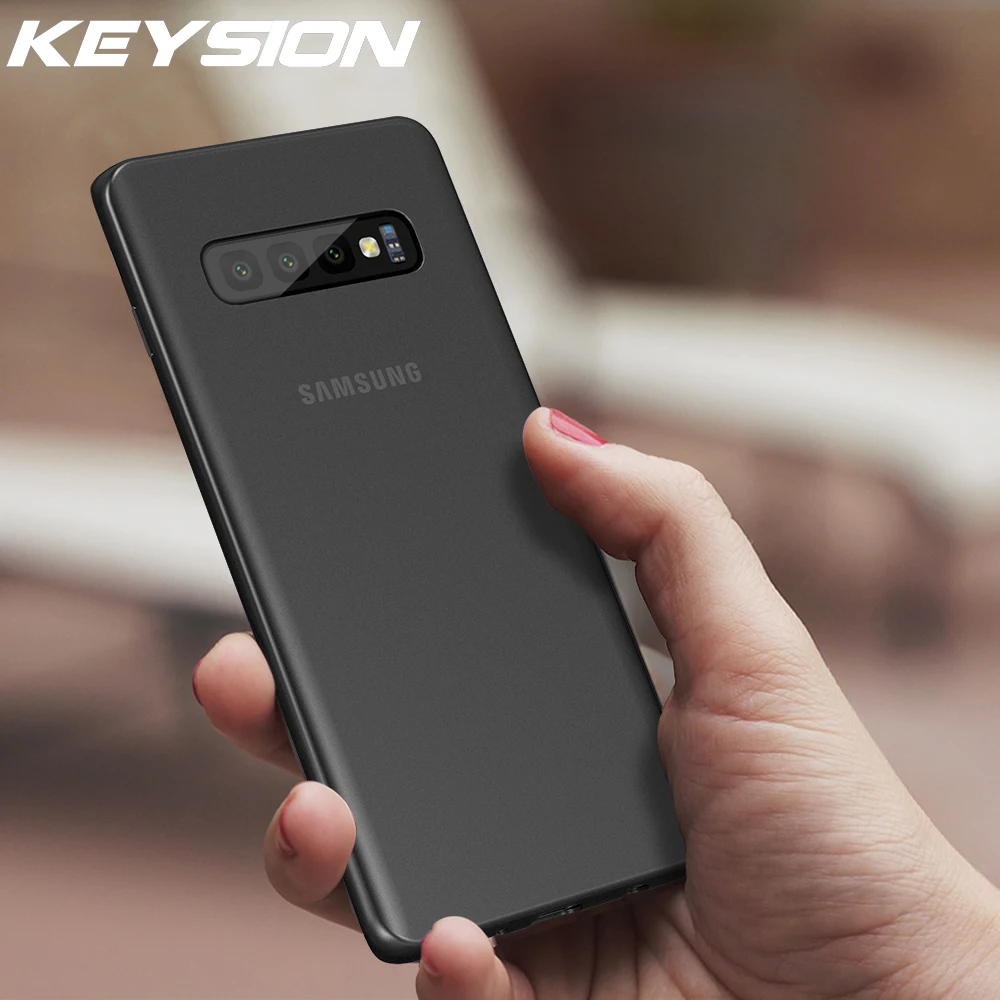 Чехол KEYSION для телефона Samsung Galaxy S10 Plus S10e Ультратонкий матовый чехол + чехлы |