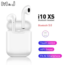 I10 xs tws Беспроводные Bluetooth 5,0 наушники i10 tws стерео наушники гарнитура с зарядным устройством для Apple iPhone xiaomi