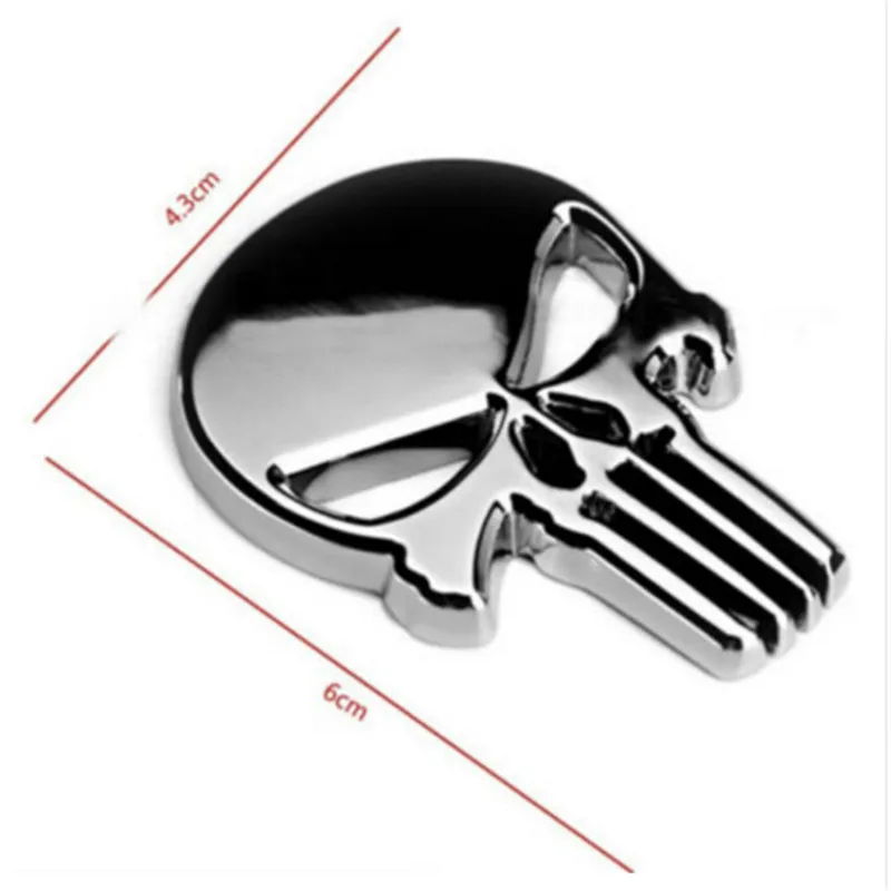 Автомобильный Стайлинг 3D металлический Каратель эмблема череп значок автомобиля наклейки и наклейки автомобиль Грузовик Мотоцикл аксессуары для автомобиля чехлы на автомобильные сидения