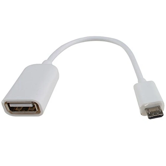 

USB data lines OTG MICRO USB data lines phone lines usb OTG adapter cable (White)