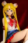 BJD парик 9-10 BJD dd кукла парик cos Сейлор Мун-желтый серебристый