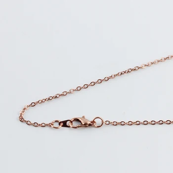 

2mm/3mm Flat Cable Necklace Chains Red Copper Metal With Lobster Clasp End Connector Link 16-40" Free Nickel 9 Colors