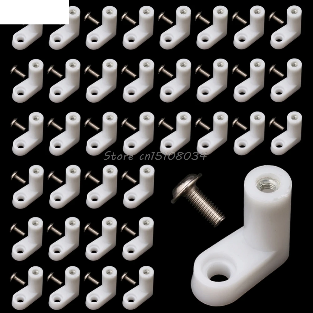L Type PCB Mounting Feet with Screw 40Pcs/Set for Arcade JAMMA MAME Game Board & Drop Ship wire connectors