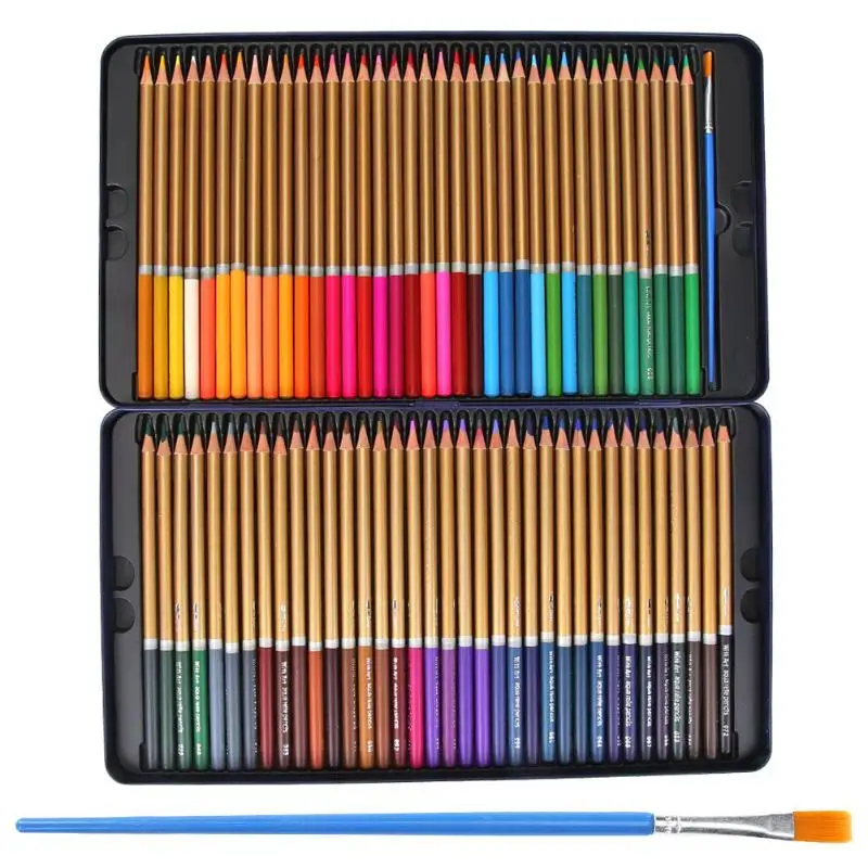 

72 Colors Pencil Painting Drawing Brush School Office Stationery Supplies