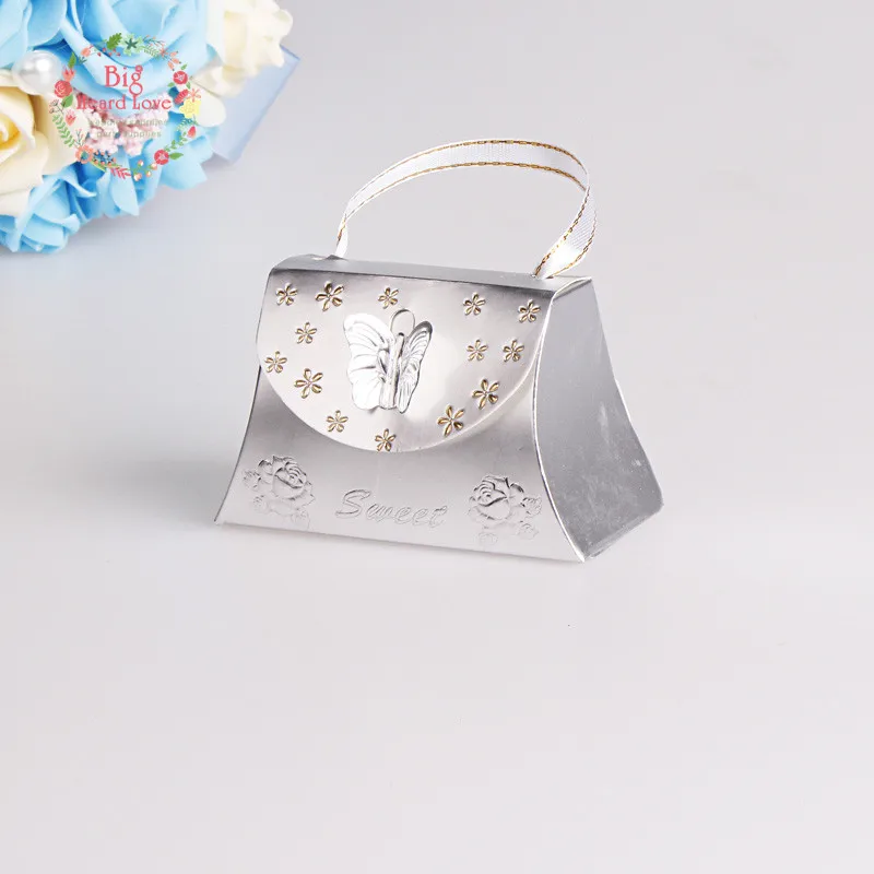 Dualswish 25 шт. сумки Свадебные Сувениры Коробка для сладостей с бабочкой Свадебная вечеринка украшения для подарка бумажная коробка