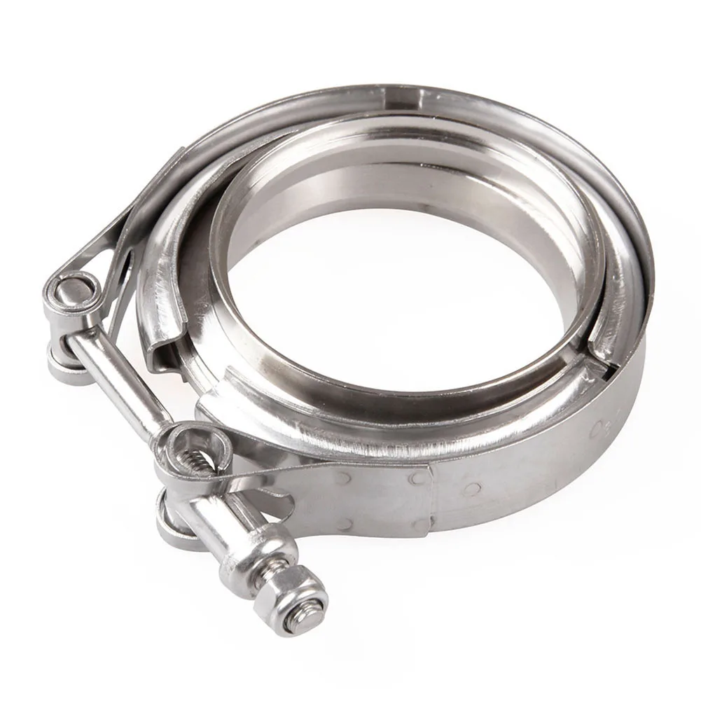 

Professional 2.5/3/3.5/4 Inch Universal Turbo Downpipe Wastegate Exhaust Kit Stainless Steel V-band Bolt Clamp With 2 FlangesDXY