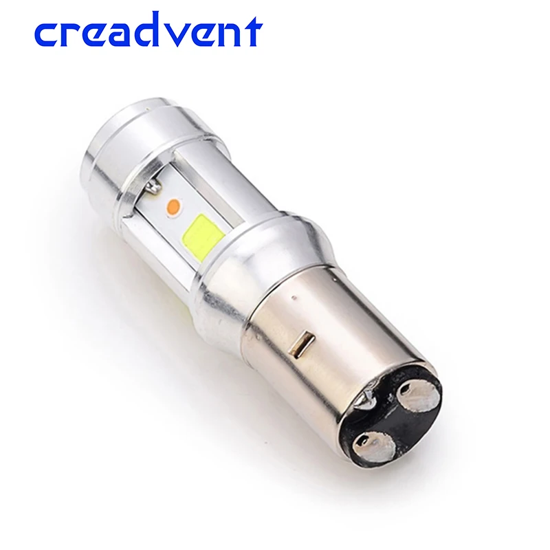 Nanoshine Двигатель цикл Фары для авто BA20d h6 18 Вт COB Hi/lo лампы Скутер ATV Аксессуары