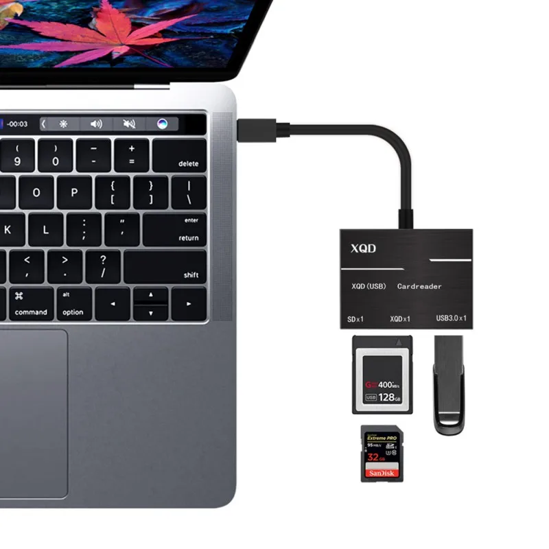 SD кард-ридер XQD кард-ридер высокоскоростной кард-ридер type-C Разъем USB3.0 концентратор совместим с USB3.0/2,0