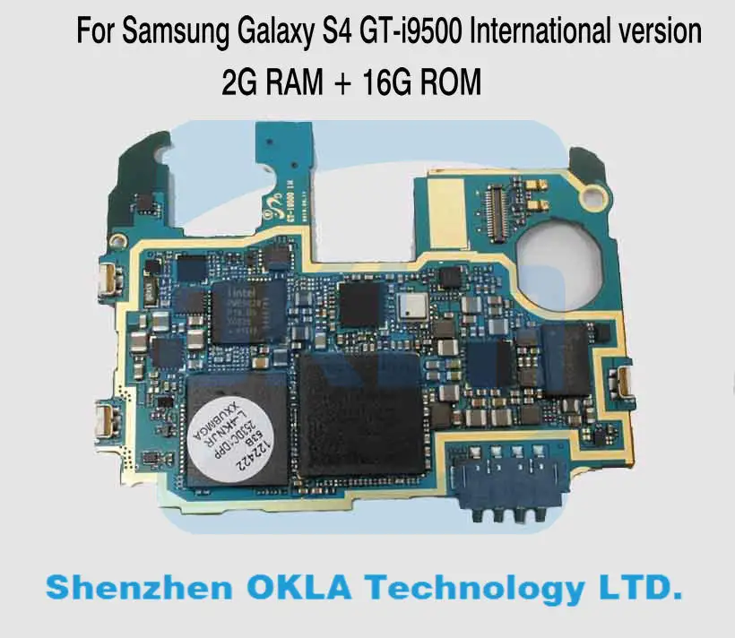 1 шт. для Samsung Galaxy S4 GT i9500 2 ГБ Оперативная память 16 Встроенная плата Материнская