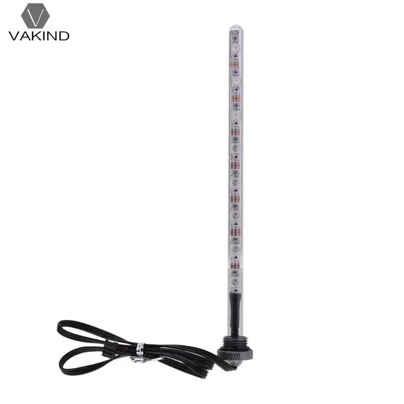 VAKIND PM-D-HCD 17cm Cylindrical Water Cooling Tank Virus RGB LED Light+Controller DIY PC Case RGB System for Gaming pc Cooling
