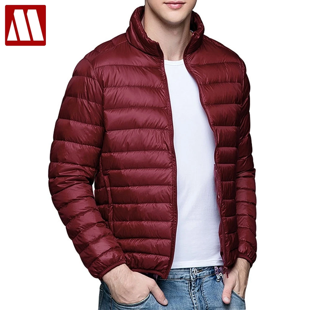 

2022 New Casual Brand White Duck Down Jacket Men Autumn Winter Warm Coat Men's Ultralight Duck Down Jacket Male Windproof Parka