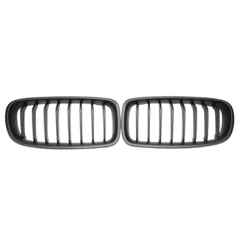 

1 Pair 12-16 Car Full Gloss Matte Black Front Grille Racing Grills for BMW F30 F31 316i 328i 335i Sedan Wagon Auto Accessories